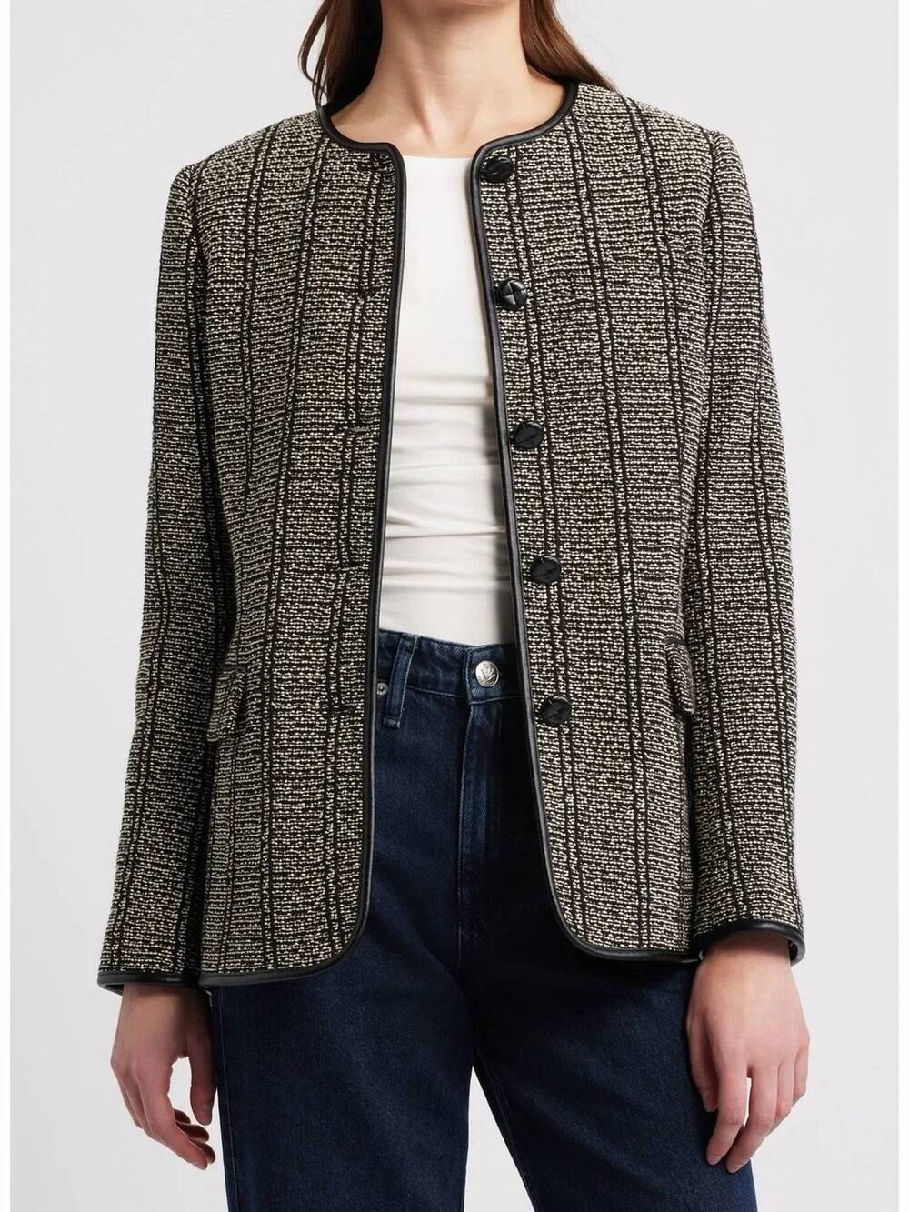 NEW RAG & BONE bartlet italian blazer in grey